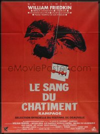 7y1176 RAMPAGE French 1p 1987 William Friedkin directed horror thriller, Michael Biehn!