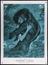 7y1209 SHAPE OF WATER teaser French 1p 2018 Guillermo del Toro Best Picture winner, James Jean art!