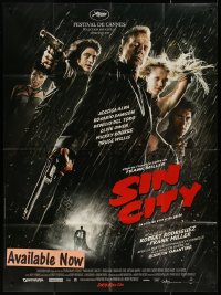 7y1218 SIN CITY French 1p 2005 graphic novel by Frank Miller, Bruce Willis, Jessica Alba & cast!