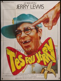 7y1220 SMORGASBORD French 1p 1983 wacky different Landi art of Jerry Lewis missing his front teeth!