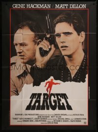 7y1238 TARGET French 1p 1986 Arthur Penn directed CIA thriller, Matt Dillon, Gene Hackman!