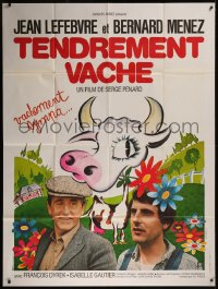 7y1245 TENDREMENT VACHE French 1p 1979 J.C. Trambouze art of cow between Lefebvre & Menez, rare!