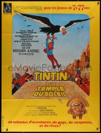 7y1259 TINTIN & THE TEMPLE OF THE SUN French 1p 1969 Eddie Lateste's Tintin et le temple du soleil!