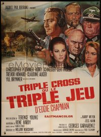 7y1272 TRIPLE CROSS French 1p 1967 directed by Terence Young, different cast montage art!