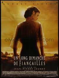 7y1290 VERY LONG ENGAGEMENT French 1p 2004 Jean-Pierre Jeunet, great image of Audrey Tautou!