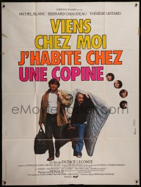 7y1292 VIENS CHEZ MOI, J'HABITE CHEZ UNE COPINE French 1p 1981 Patrice Leconte, Blanc, Girardeau!