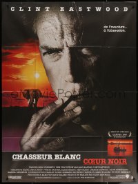 7y1306 WHITE HUNTER, BLACK HEART French 1p 1990 Clint Eastwood as director John Huston in Africa!