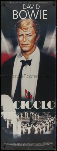 7y0705 JUST A GIGOLO French door panel 1981 David Hemmings' Schoner Gigolo, David Bowie, Landi art!