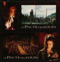 7y0688 BROTHERHOOD OF THE WOLF 12 8x16 French LCs 2001 Le Pacte des Loups, Vincent Cassel, Le Bihan!