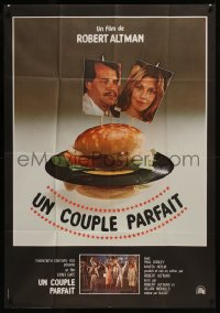 7y0697 PERFECT COUPLE French 39x55 1980 Robert Altman, Paul Dooley, Marta Heflin, record hamburger!