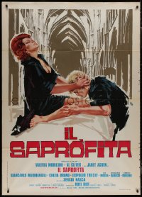 7y0586 IL SAPROFITA Italian 1p 1974 Sergio Nasca's story of a parasitic relationship, sexy art!