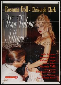 7y0614 MERRY WIDOW Italian 1p 1995 sexy Rossana Doll & Christoph Clark, rare!