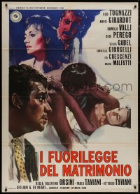 7y0627 OUTLAWS OF LOVE Italian 1p 1963 Enzo Nistri art of Ugo Tognazzi & cast, ultra rare!