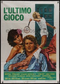 7y0633 PLAYERS Italian 1p 1979 Ali MacGraw, Dean-Paul Martin, different tennis art by Napoli!