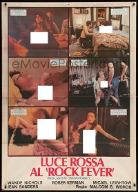 7y0638 PUNK ROCK Italian 1p 1981 sex, drugs, & punk rock, photo montage with nudity, rare!