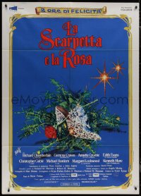 7y0657 SLIPPER & THE ROSE Italian 1p 1976 different Tino Avelli art of Cinderella's shoe, rare!