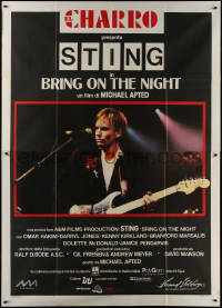 7y0352 BRING ON THE NIGHT Italian 2p 1986 Sting performing with guitar, directed by Michael Apted!