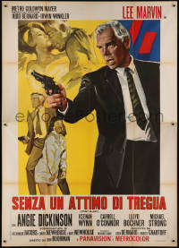 7y0457 POINT BLANK Italian 2p 1968 Lee Marvin, Angie Dickinson, John Boorman noir, different art!