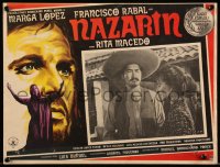 7y0169 NAZARIN Mexican LC 1959 directed by Luis Bunuel, art of Marga Lopez & Francisco Rabal!