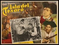 7y0175 TREASURE ISLAND Mexican LC 1950 Bobby Driscoll, Robert Newton as pirate Long John Silver!