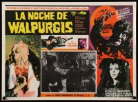 7y0180 WEREWOLF VS VAMPIRE WOMAN Mexican LC 1971 guy attacks vampire with crucifix, cool monsters!