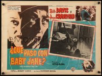 7y0181 WHAT EVER HAPPENED TO BABY JANE? Mexican LC 1963 Robert Aldrich, Bette Davis, Joan Crawford