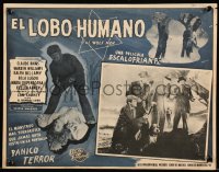 7y0183 WOLF MAN Mexican LC R1950s Lon Chaney Jr. in the title role as the werewolf monster!