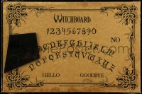 7y0036 WITCHBOARD 12x18 Ouija board 1986 real Ouija board you can use to communicate with the dead!