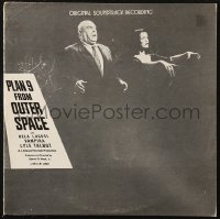 7y0102 PLAN 9 FROM OUTER SPACE 33 1/3 RPM soundtrack record 1978 original music from Ed Wood's worst!