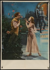 7y0019 ROMEO & JULIET export Russian 33x47 1955 Russian version of Shakespeare classic, roses style!