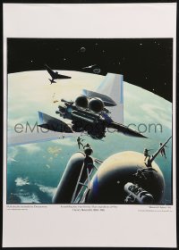 7y0080 CHESLEY BONESTELL #49/250 13x18 Australian print 2000 Werner Von Braun's Exploration of Mars!