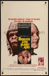 7y0199 BENEATH THE PLANET OF THE APES WC 1970 sci-fi sequel, what lies beneath may be the end!
