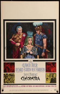 7y0218 CLEOPATRA WC 1963 Elizabeth Taylor, Richard Burton, Rex Harrison, Howard Terpning art!