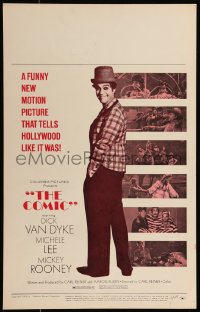 7y0219 COMIC WC 1969 Dick Van Dyke stars in the biography of Buster Keaton directed by Carl Reiner!