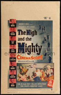 7y0260 HIGH & THE MIGHTY WC 1954 John Wayne, Claire Trevor, directed by William Wellman!