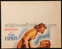 7y0266 IT'S A WONDERFUL LIFE INCOMPLETE WC 1946 art of James Stewart & Donna Reed, ultra rare!