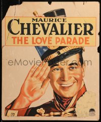 7y0278 LOVE PARADE WC 1929 great art of French Maurice Chevalier in marching band uniform saluting!