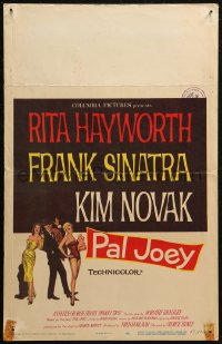7y0294 PAL JOEY WC 1957 Maurice Thomas art of Frank Sinatra, sexy Rita Hayworth & Kim Novak!
