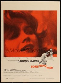 7y0306 SOMETHING WILD WC 1962 Ralph Meeker, super close up of Carroll Baker, new & unusual!