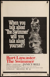 7y0317 SWIMMER WC 1968 Burt Lancaster, directed by Frank Perry, will you talk about yourself?