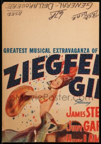 7y0334 ZIEGFELD GIRL WC 1941 great art of sexy showgirl in skimpy outfit, ultra rare!