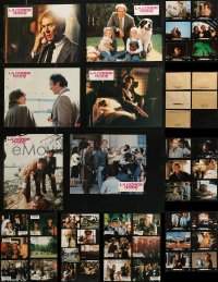 7z0408 LOT OF 55 FRENCH LOBBY CARDS WITH ENVELOPES 1980s-1990s complete sets from five movies!