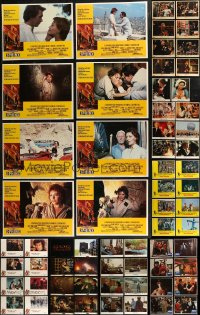 7z0369 LOT OF 80 LOBBY CARDS 1970s-2000s complete sets from a variety of different movies!