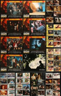 7z0368 LOT OF 85 LOBBY CARDS 1970s-1990s mostly complete sets from a variety of different movies!