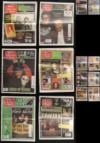 7z0487 LOT OF 14 MOVIE COLLECTOR'S WORLD MOVIE MAGAZINES 2000-2008 ads of movie posters for sale!