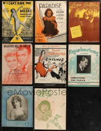 7z0426 LOT OF 8 SHEET MUSIC 1920s-1950s great songs from a variety of different movies!