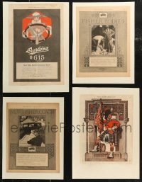 7z0016 LOT OF 5 PAPERBACKED MAGAZINE PAGES 1910s-1920s cool images from 100+ years ago!