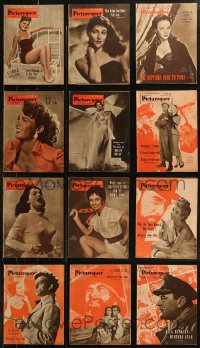 7z0441 LOT OF 12 1953 PICTUREGOER ENGLISH MOVIE MAGAZINES 1953 filled with great images & articles!