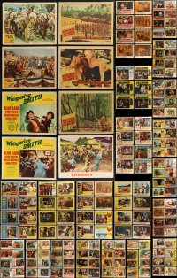 7z0334 LOT OF 230 1950S LOBBY CARDS 1950s incomplete sets from a variety of different movies!
