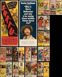7z0067 LOT OF 32 FORMERLY FOLDED INSERTS 1940s-1970s great images from a variety of movies!